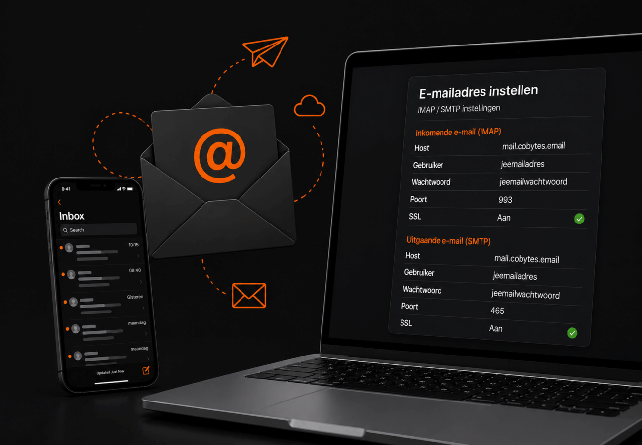 E-mailadres instellen
