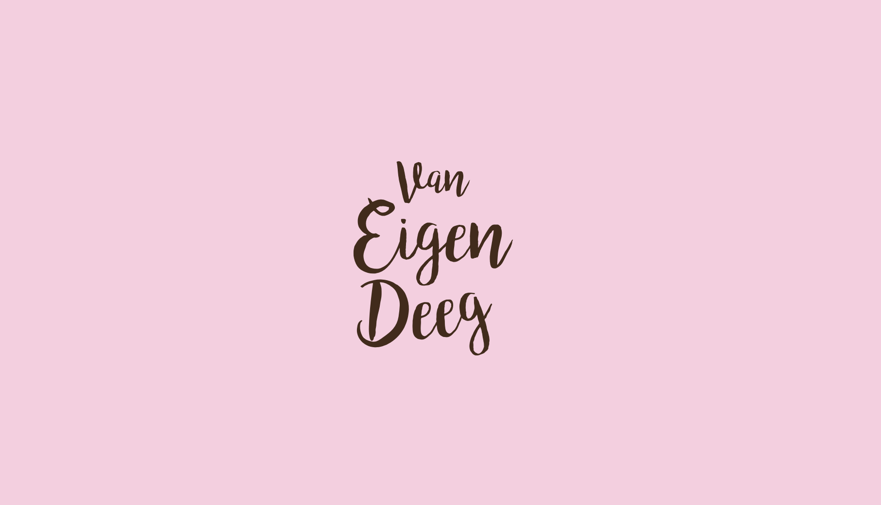Van Eigen Deeg logo