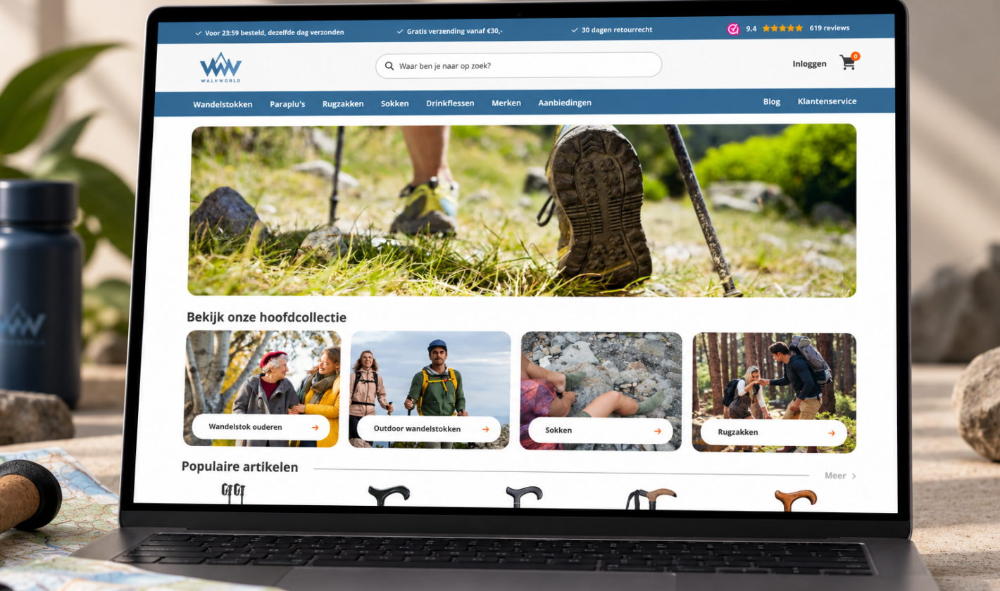 WooCommerce website van Walkworld